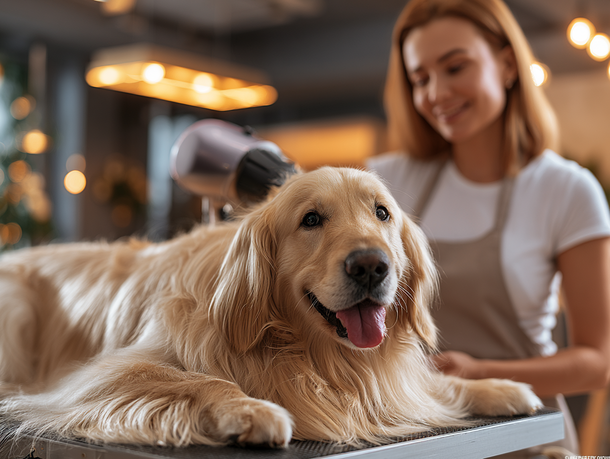 Luxury pet massage and boutique wellness treatment at Suite Life of Pets